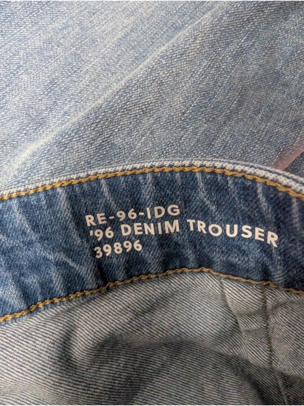JCrew Sailor Wide Leg Trouser Jeans Womens 33 High Rise Blue 96' CC569